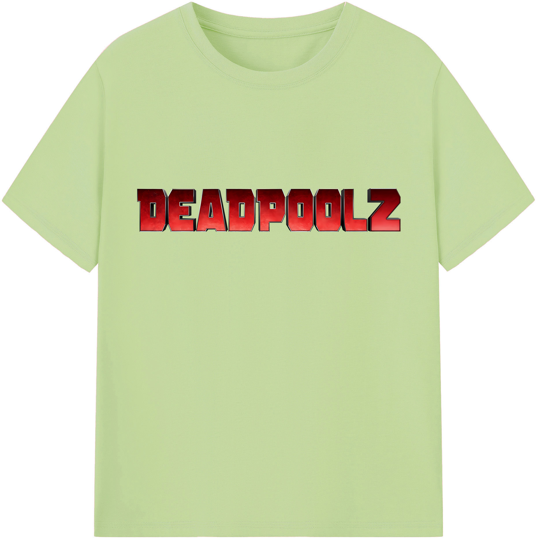 （画像用） Deadpool デッドプール 綿100％半袖Tシャツ（フロントプリント）
